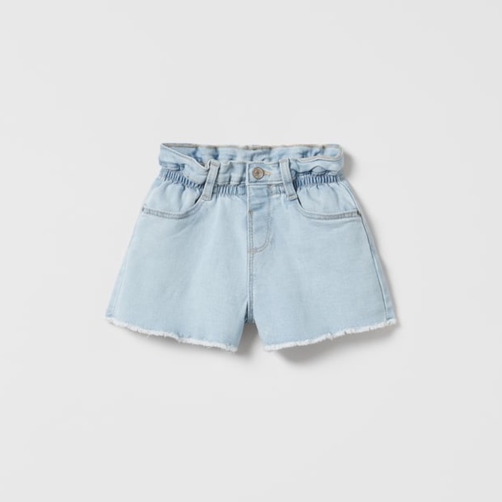 Zara Stretchy Denim Shorts